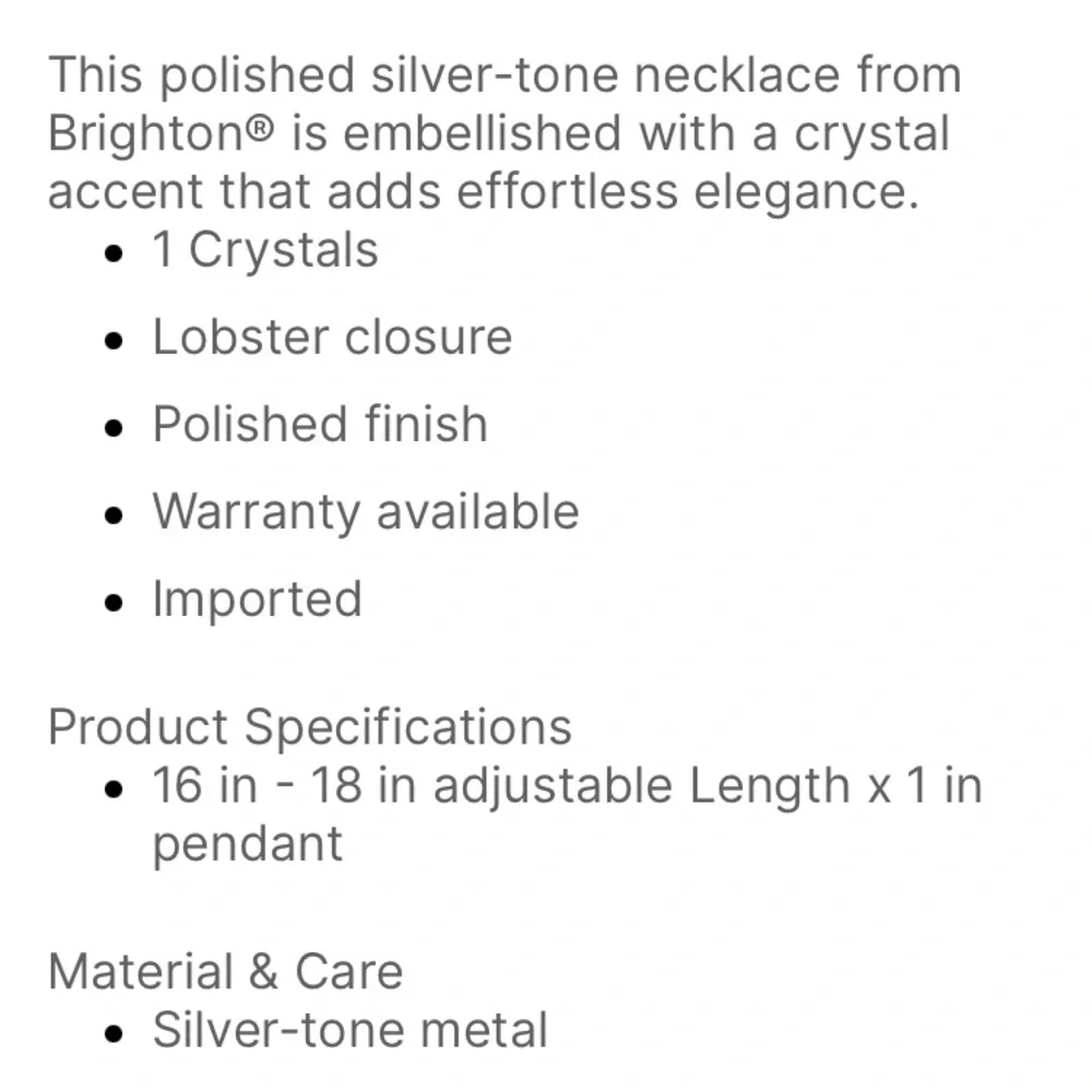 NWT interlock Lustre necklace - Picture 4 of 5